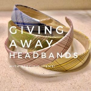💜PLAID Giveaway: FREE Headband If You Order Any of the Following💜